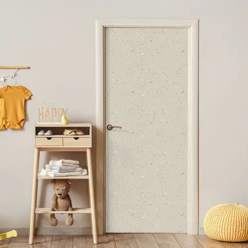 Lichtbeige - Terrazzo - Grijs deurposter klein 289 -sfeer4