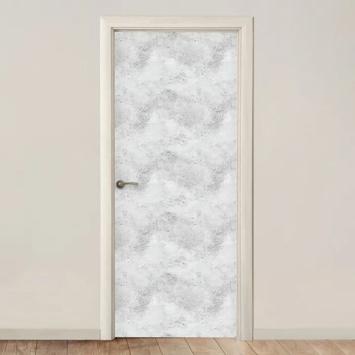 Lichtgrijs - Ruw - Subtiel deurposter klein 289 -3d_beige