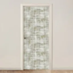 Linnen - Patroon - Groen deurposter klein 289 -3d_beige