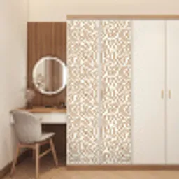 Minimalistisch - Patroon - Terracotta deurposter klein 289 -sfeer3