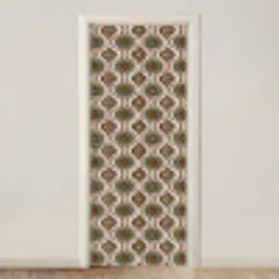 Motief - Patroon - Kleurrijk deurposter klein 289 -3d_beige
