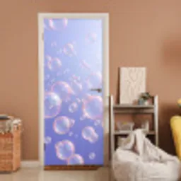 Pastel - Bubbels - Dromerig deurposter klein -sfeer1
