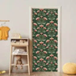 Patroon - Botanisch - Kleurrijk deurposter klein 289 -sfeer4
