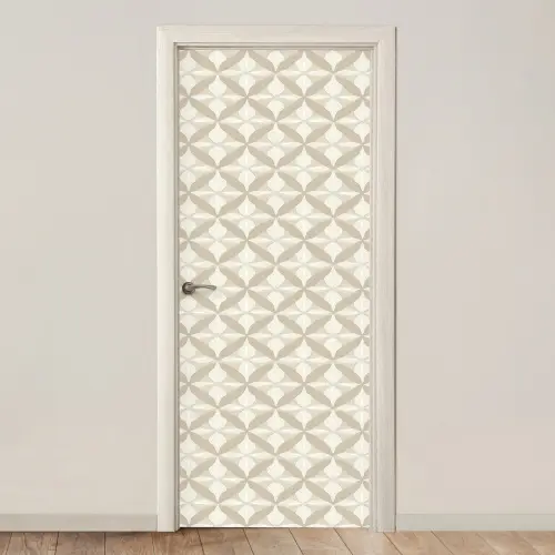Patroon - Klassiek - Beige deurposter klein 289 -3d_beige