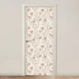 Patroon - Klassiek - Roze deurposter klein 289 -3d_beige