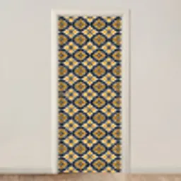 Patroon - Siertegel - Kleurrijk deurposter klein 289 -3d_beige