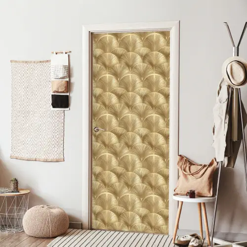 Patroon - Waaier - Goud deurposter klein 289 -sfeer6