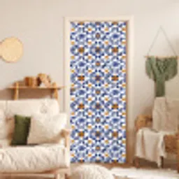 Patroon - Modern - Kleurrijk deurposter klein 289 -sfeer2