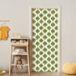 Patroon - Retro - Groen deurposter klein 289 -sfeer4