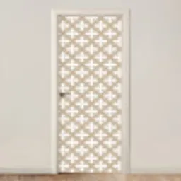 Patroon - Symmetrisch - Beige deurposter klein 289 -3d_beige