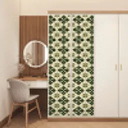 Patroon - Tegel - Groen deurposter klein 289 -sfeer3