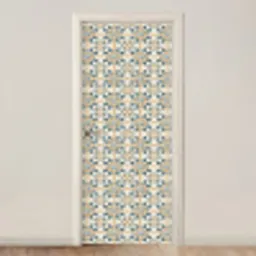Patroon - Klassiek - Kleurrijk deurposter klein 289 -3d_beige