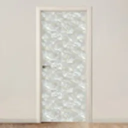Parelmoerglans - Wit - Schelp deurposter klein 289 -3d_beige