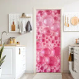Roze - Schuim - Bubbels deurposter klein -sfeer5