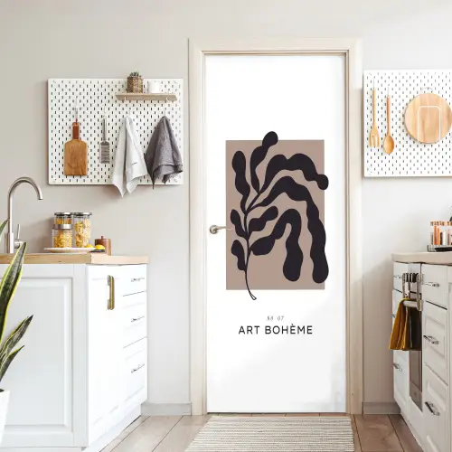 Planten - Abstract - Boho deurposter klein -sfeer5