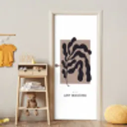 Planten - Abstract - Boho deurposter klein -sfeer4