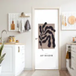Planten - Abstract - Boho deurposter klein -sfeer5