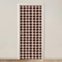 Stippen - Patroon - Bruin deurposter klein 289 -3d_beige