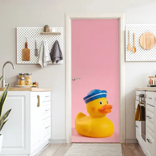 Matroos - Eend - Roze deurposter klein -sfeer5