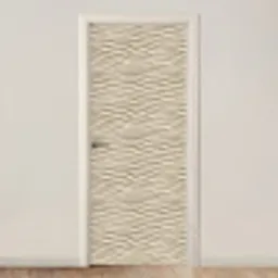 Zand - Golven - Beige deurposter klein 289 -3d_beige