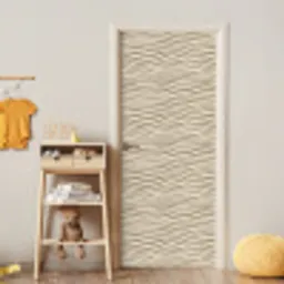 Zand - Golven - Beige deurposter klein 289 -sfeer4