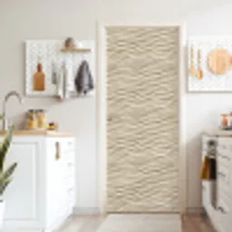 Zand - Golven - Beige deurposter klein 289 -sfeer5