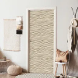 Zand - Golven - Beige deurposter klein 289 -sfeer6