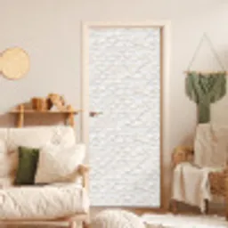 Schubben - Wit - Elegant deurposter klein 289 -sfeer2