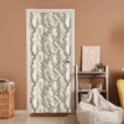 Slang - Patroon - Taupe deurposter klein 289 -sfeer1