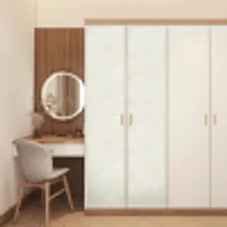 Textuur - Abstract - Beige deurposter klein 289 -sfeer3