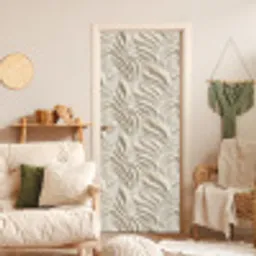 Textuur - Reliëf - Beige deurposter klein 289 -sfeer2