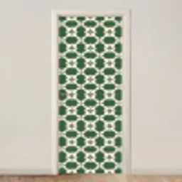 Tegel - Klassiek - Groen deurposter klein 289 -3d_beige