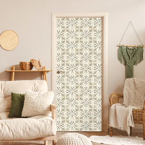 Tegel - Motief - Beige deurposter klein 289 -sfeer2