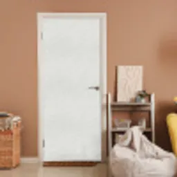 Golven - Ribbels - Wit deurposter klein 289 -sfeer1