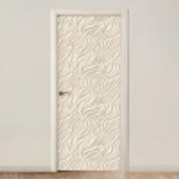 Zebra - Patroon - Beige deurposter klein 289 -3d_beige