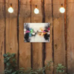 Abstract - Kleurexplosie - Landschap tuinposter los doek klein -sfeer1