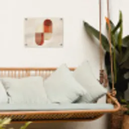 Bogen - Beige - Vormen tuinposter los doek klein -sfeer7