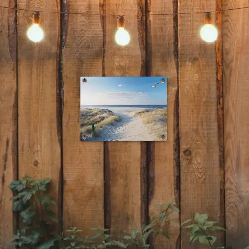 Strand en Zee tuinposter los doek klein -sfeer1