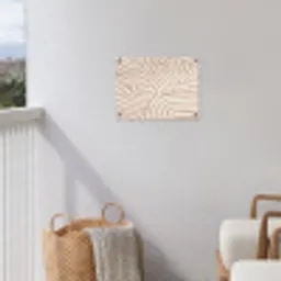 Beige - Aardspatroon tuinposter los doek klein -sfeer8