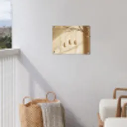 Beige - Paastak - Eieren tuinposter los doek klein -sfeer8