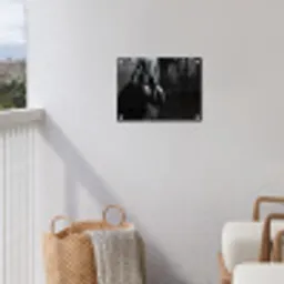 Bokshandschoenen - Muur - Duister - Zwart tuinposter los doek klein -sfeer8
