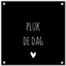 Carpe diem - Spreuken - Pluk de dag - Quotes tuinposter los doek klein -3d