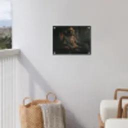 Kat - Pak - Oranje - Sigaar tuinposter los doek klein -sfeer8