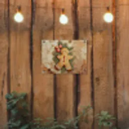 Kerstmis - Koekje - Poppetje - Speculaas tuinposter los doek klein -sfeer1