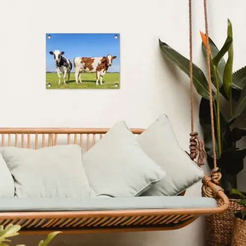 Koeien in de Weide tuinposter los doek klein -sfeer7