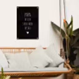 Papa ik lijk steeds meer op jou - Quotes - Stef Bos - Papa - Spreuken tuinposter los doek klein -sfeer7