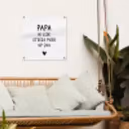 Papa - Spreuken - Stef Bos - Papa ik lijk steeds meer op jou - Quotes tuinposter los doek klein -sfeer7
