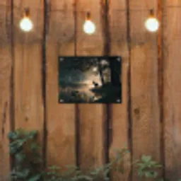 Hert - Bosbeek - Mystiek tuinposter los doek klein -sfeer1