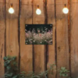 Hert - Wilde bloemen - Bos tuinposter los doek klein -sfeer1