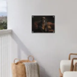 Hond - Sigaar - Hoed - Pak tuinposter los doek klein -sfeer8